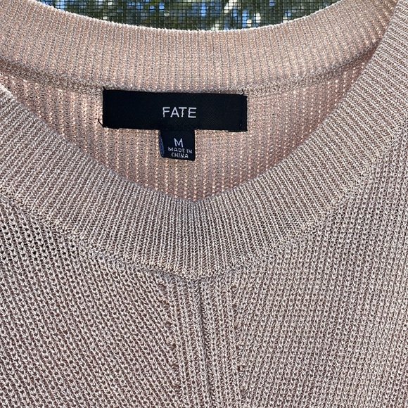 Tan Sweater Tank with tie - Picture 3 of 6